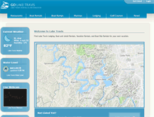 Tablet Screenshot of golaketravis.com